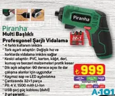 PİRANHA MULTİ PROFESYONEL ŞARJLI VİDALAMA